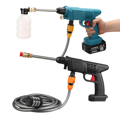 Portable Powerful Metal+plastic 1000W high pressure lithium 24v lithium 24v water jet foam gun cordless cordless car washer